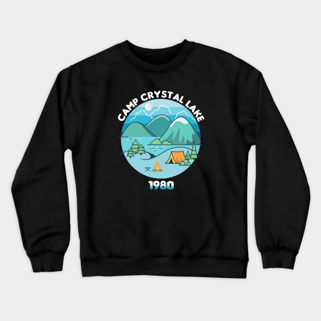 Camp Crystal Lake Crewneck Sweatshirt by Olievera